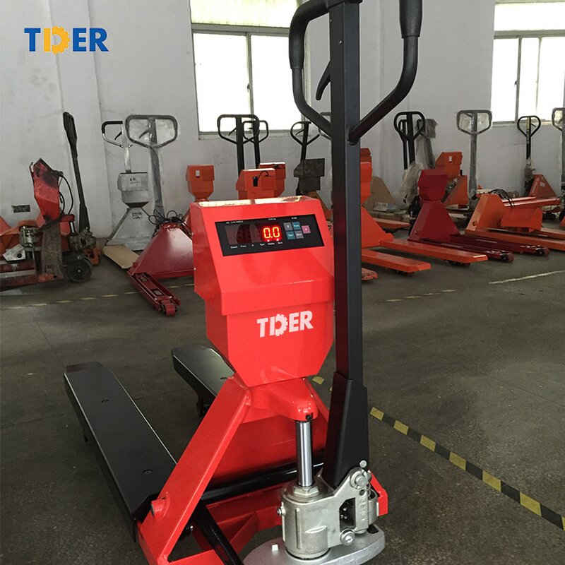 Electric Pallet Truck Manufacturer - TDER Supplier 2-5 Ton Electric with Scale