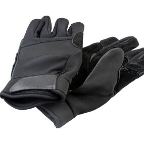 Polyester Leather Gloves Supplier - Closed Fingers for Outdoor