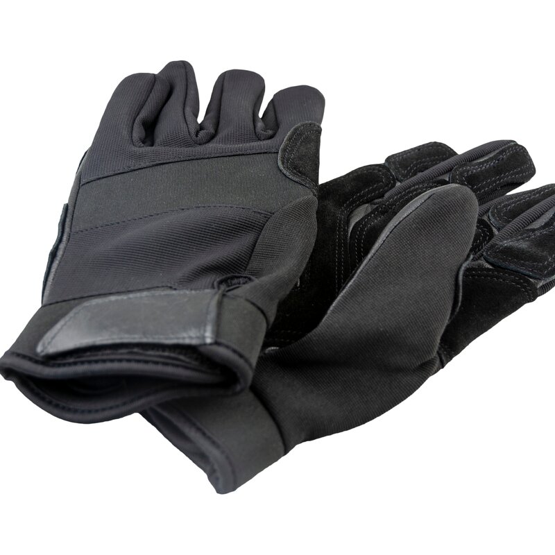 Polyester Leather Gloves Supplier - Closed Fingers for Outdoor