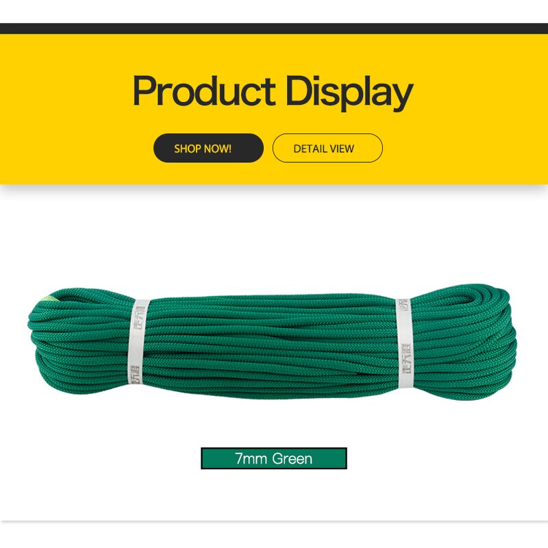 Accessory Cord Supplier - 7mm Nylon Durable Outdoor Cord