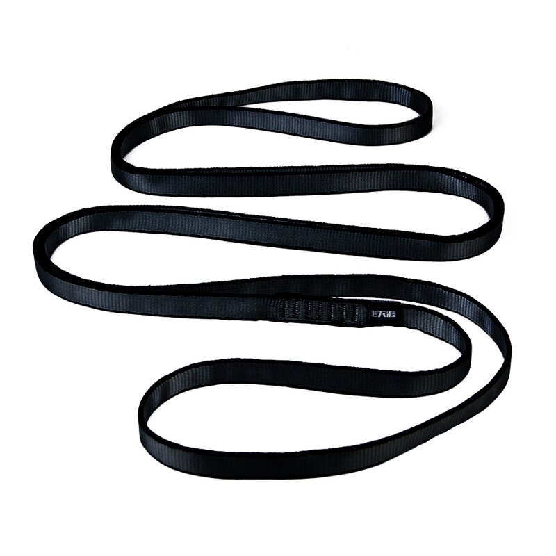 Polyester Strap Supplier - 16mm Black Climbing & Yoga Belt