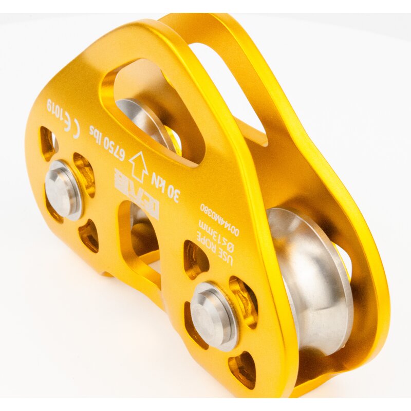 Zip Line Pulley Supplier - OEM Logo Custom Double Pulley