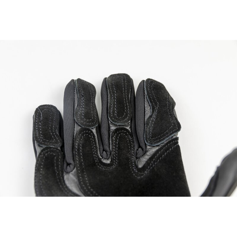 Polyester Leather Gloves Supplier - Closed Fingers for Outdoor