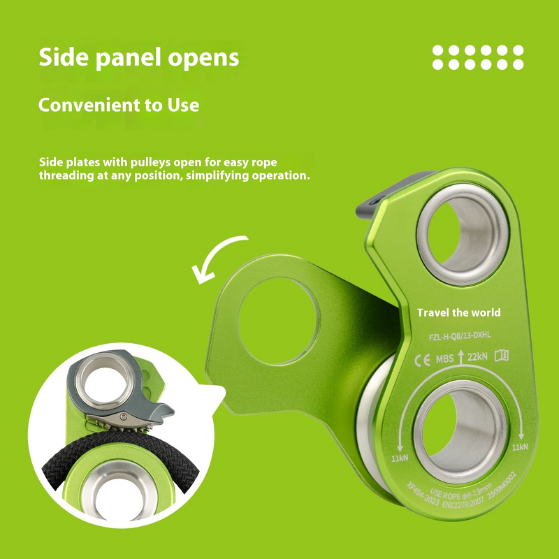 Single Pulley Factory - Fixed for Mountaineering & Rescue