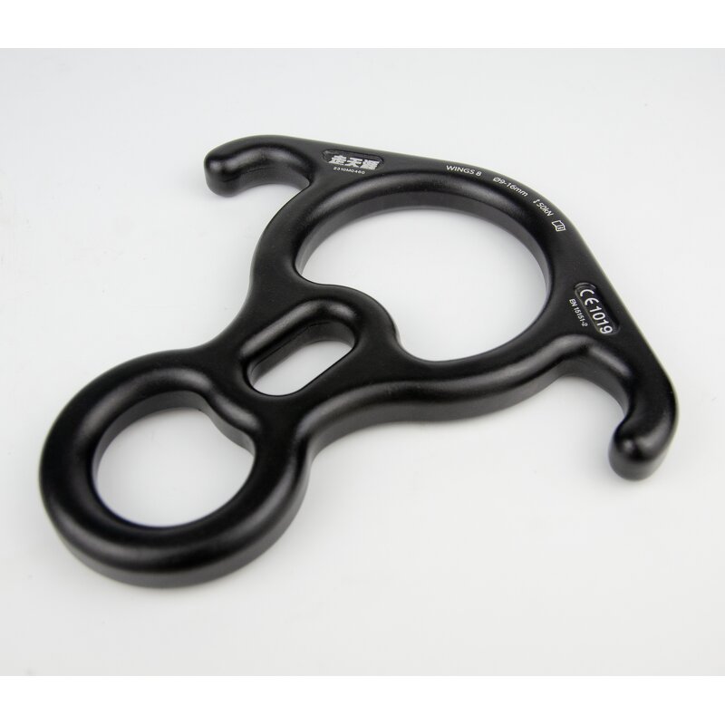 Figure 8 Descender Supplier - Black 8-Shape Belay Device