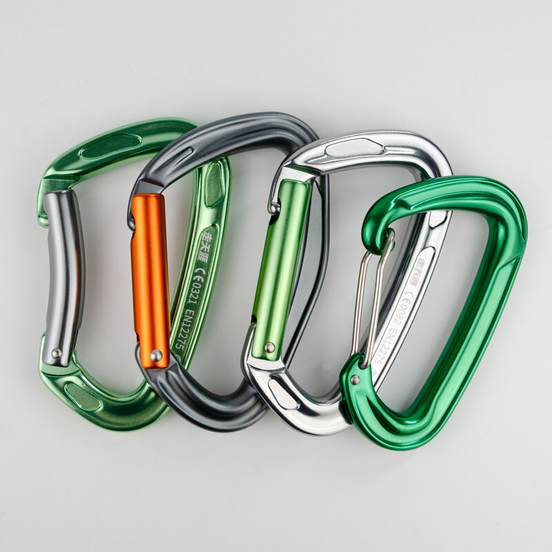 Quickdraw Carabiner Manufacturer - 25KN D-Shape Screw Lock