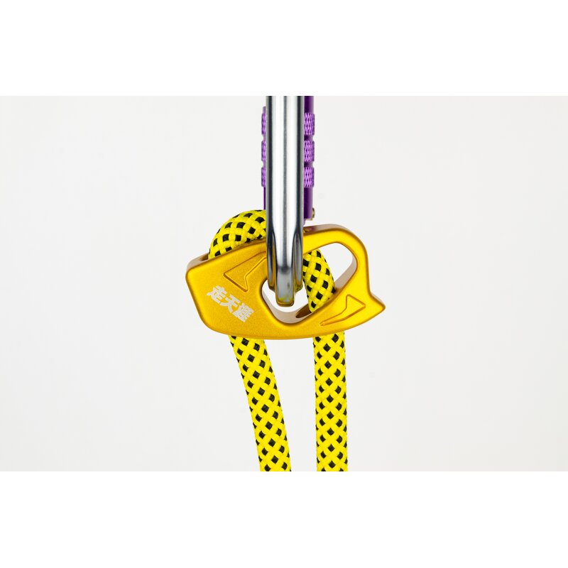 Adjustable Lanyard Factory - Yellow Aluminum Alloy Packed Adjuster