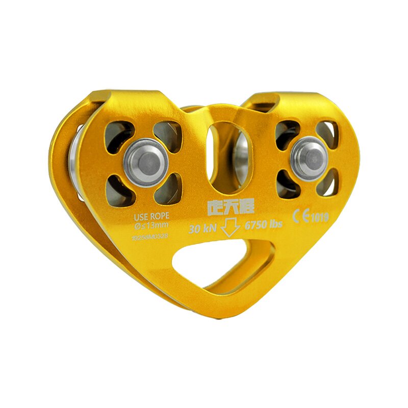Zip Line Pulley Supplier - OEM Logo Custom Double Pulley