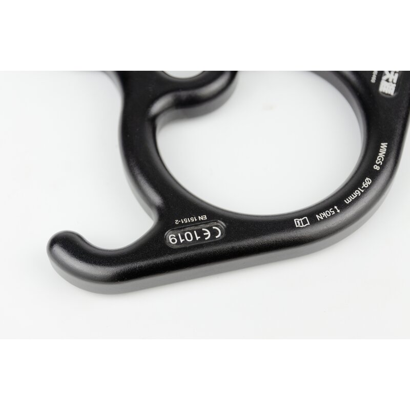 Figure 8 Descender Supplier - Black 8-Shape Belay Device