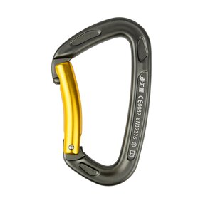 Quickdraw Carabiner Supplier - 25KN Aluminum Alloy Screw Lock