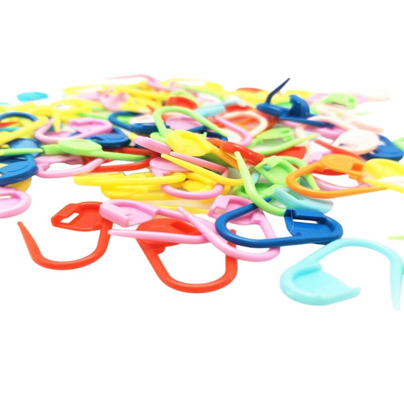 Knitting Tools Manufacturer - OEM Custom Locking Stitch Markers Plastic Clip
