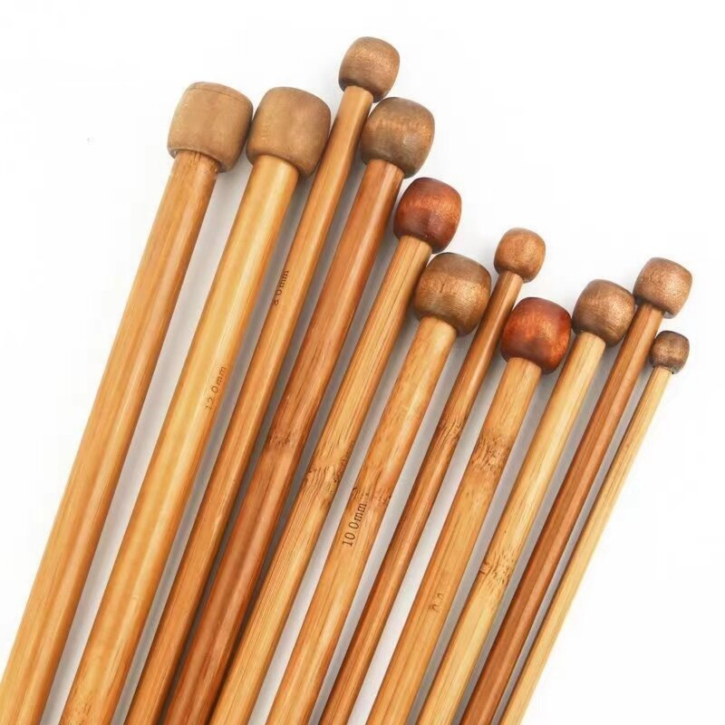 Knitting Needle Set Manufacturer - OEM Custom 2 pcs/set Bamboo Sweater Needle
