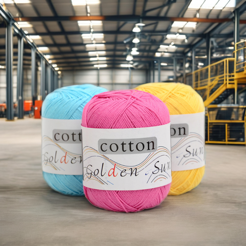 Cotton Acrylic Yarn Manufacturer - Factory Wholesale 50g/ball Cheap Price