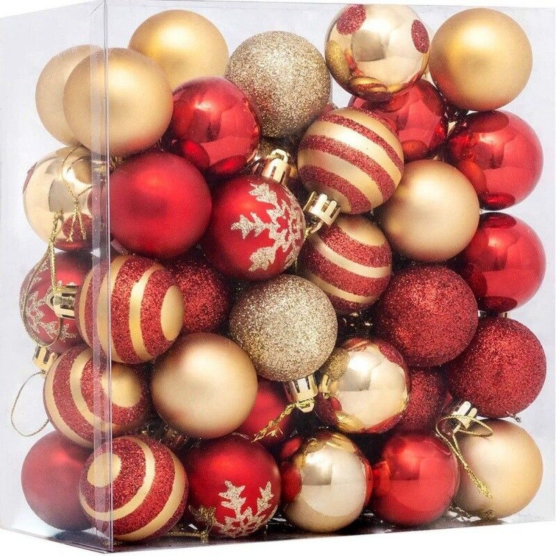 Christmas Decorations Manufacturer - OEM Custom 4cm Electroplated Modern Simplicity