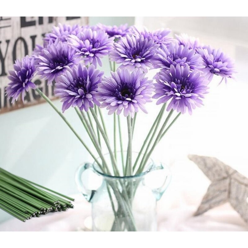 Flower Stem Sticks Manufacturer - OEM Custom 30/40cm Green DIY Floral