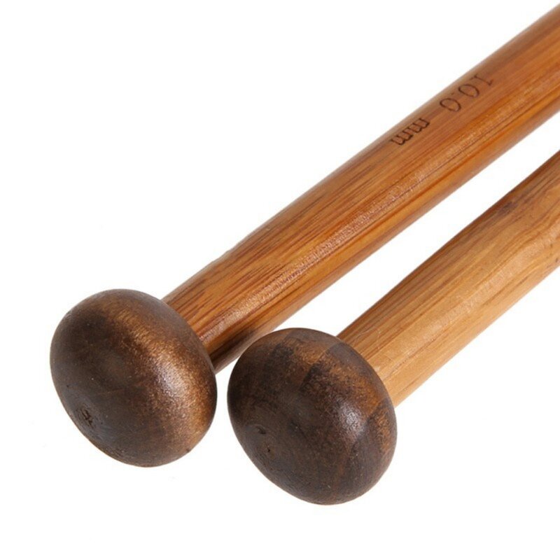 Knitting Needle Set Manufacturer - OEM Custom 2 pcs/set Bamboo Sweater Needle