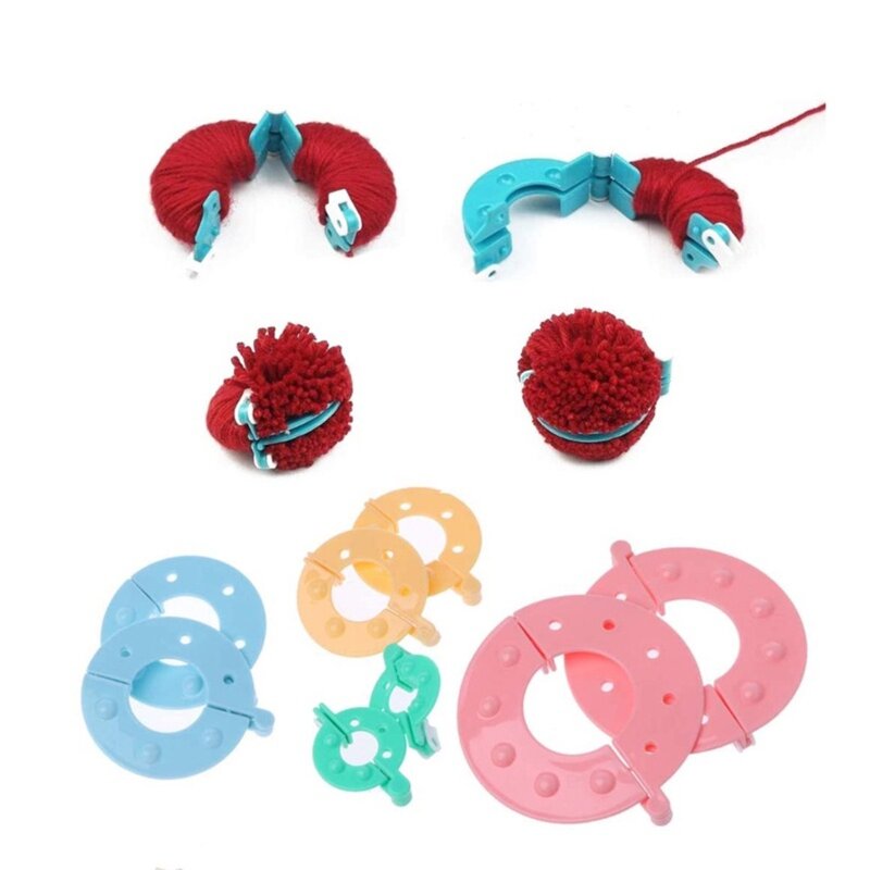 Pompom Ball Maker Manufacturer - OEM Custom for Knitting Soft Balls 4 Sizes