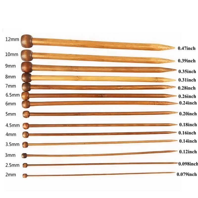 Knitting Needle Set Manufacturer - OEM Custom 2 pcs/set Bamboo Sweater Needle