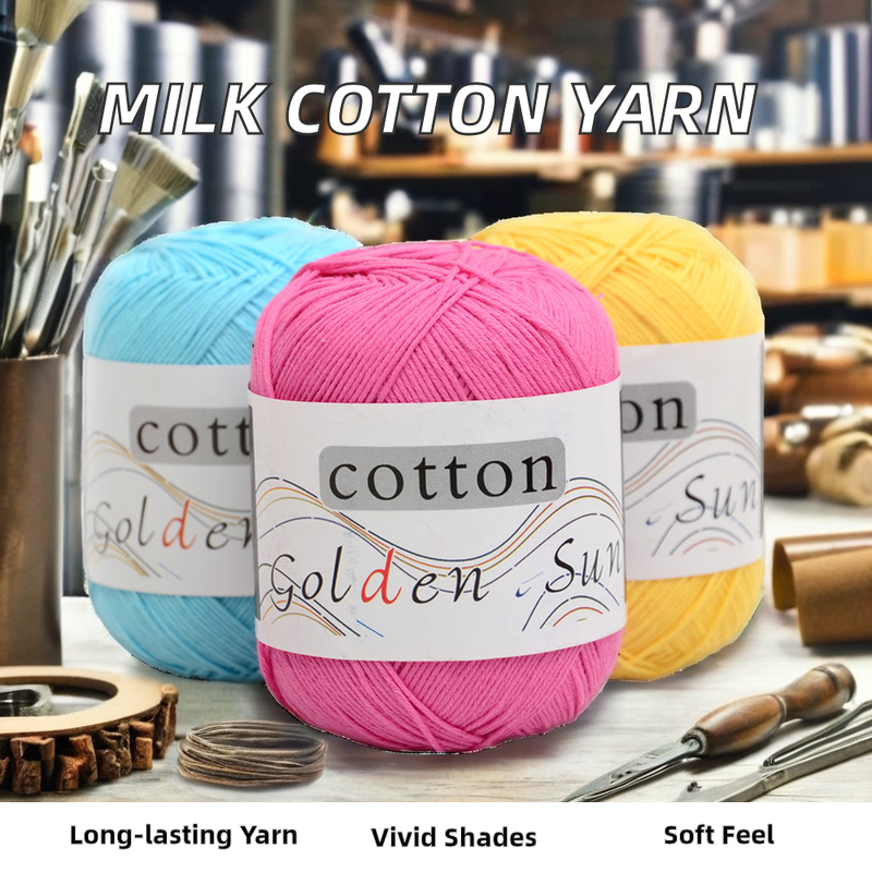 Cotton Acrylic Yarn Manufacturer - Factory Wholesale 50g/ball Cheap Price