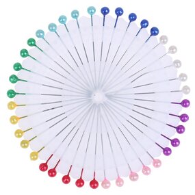 Sewing Pins Manufacturer - OEM Custom 40pcs Round Pearl Head Straight Push
