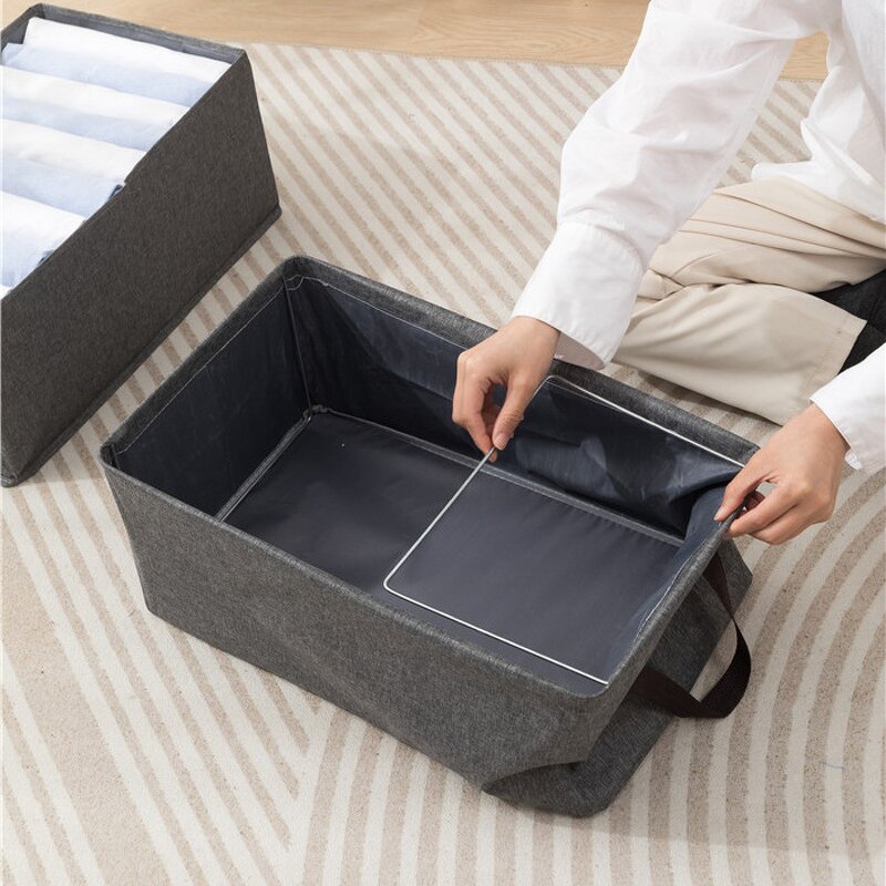 Fabric Storage Box Manufacturer - OEM Multi-Layer Stackable with Steel Frame