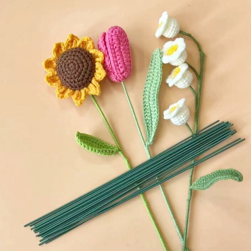 Flower Stem Sticks Manufacturer - OEM Custom 30/40cm Green DIY Floral