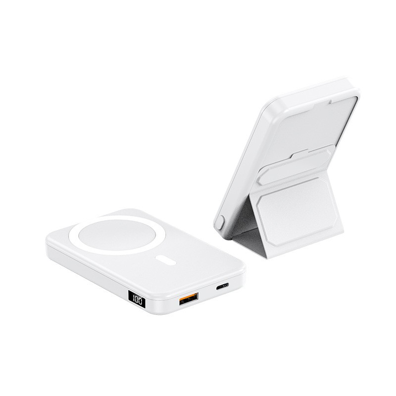 Compact Portable 3C National Standard Wireless Magnetic Charging Bracket Durable Plastic Fast 5W 25W Output Power LED Li-Polymer