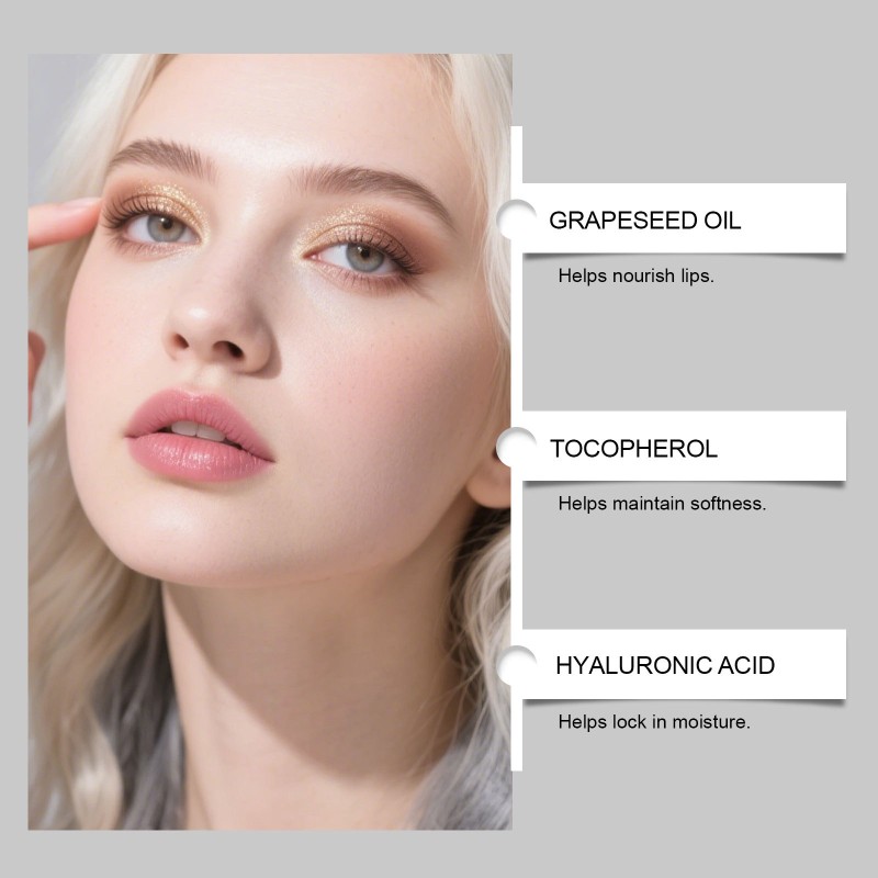 Zephoco Daily Gentle Care Lip Oil Red Nourishing Mineral Liquid for Hydrating and Moisturizing Lip Skin