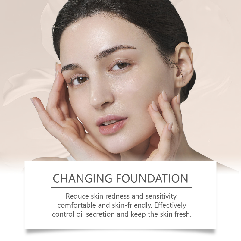 Hoygi Lightweight Matte Liquid Foundation Protective Concealer for Oily or Dry Skin Mildly Moisturizing with Soothing Effect