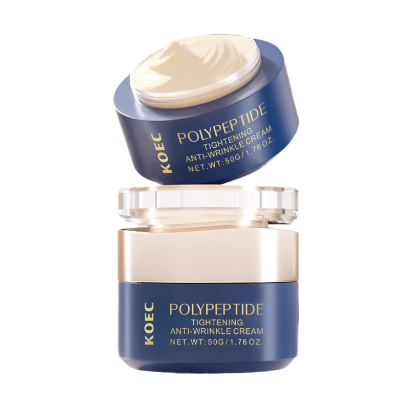 Polypeptide Tightening Face Cream Anti-Wrinkle & Fine Line Reduction 50ml Vegan Ingredients GMP Certified Private Label
