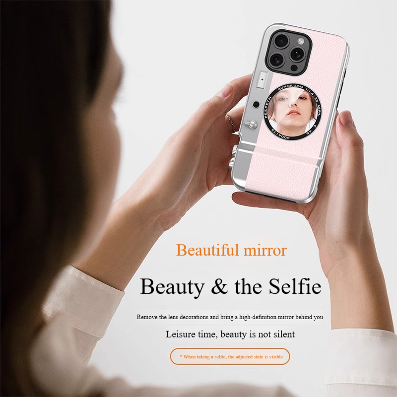 Creative Magnetic Stereo Camera Protector Hard TPU Phone Case for XS 15 14 13 12 14 Pro Celebratory Mobile Phone Electroplate