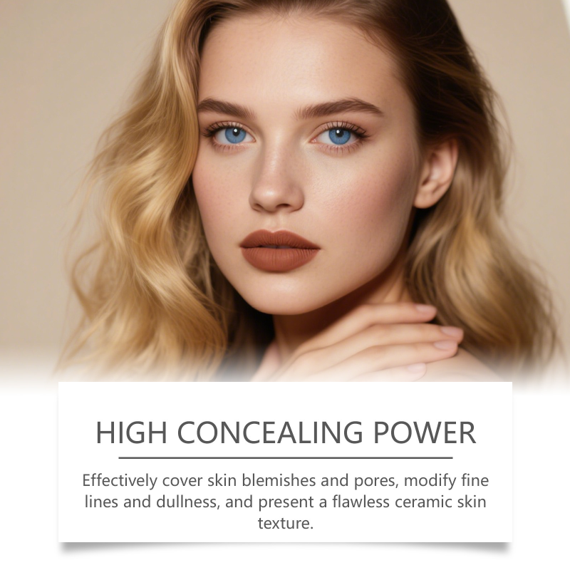 2-in-1 Cream Foundation Stick Color-Changing Mineral Makeup Lightweight Natural Fit for Oily & Dry Skin Matte Clear Coverage