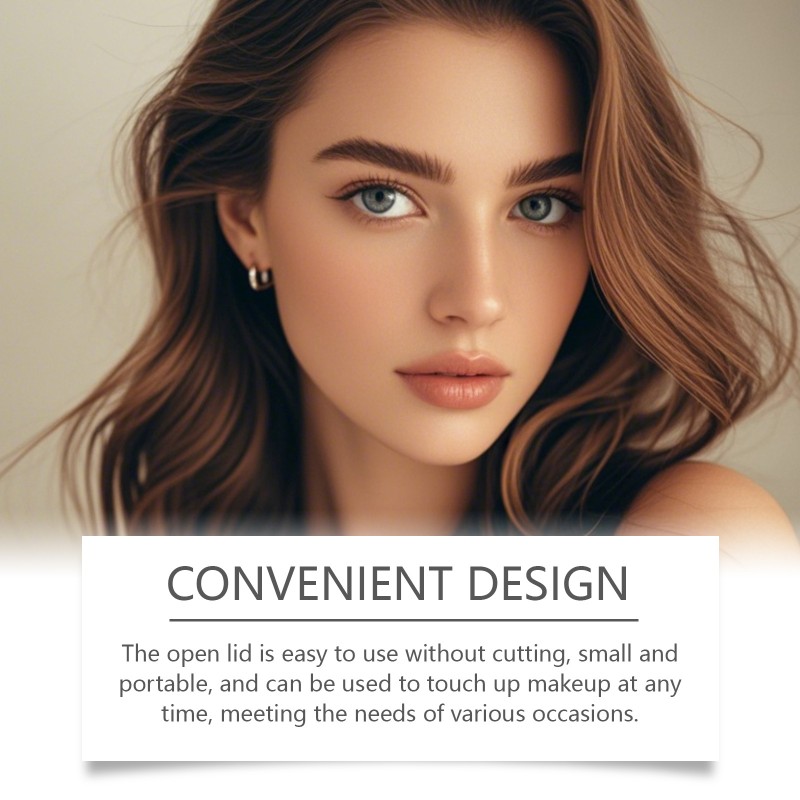 Zephoco Double Fork Liquid Eyebrow Pen Series Natural Three-dimensional Wild Eyebrow Pen for Beginners Mineral Eye-nourishing