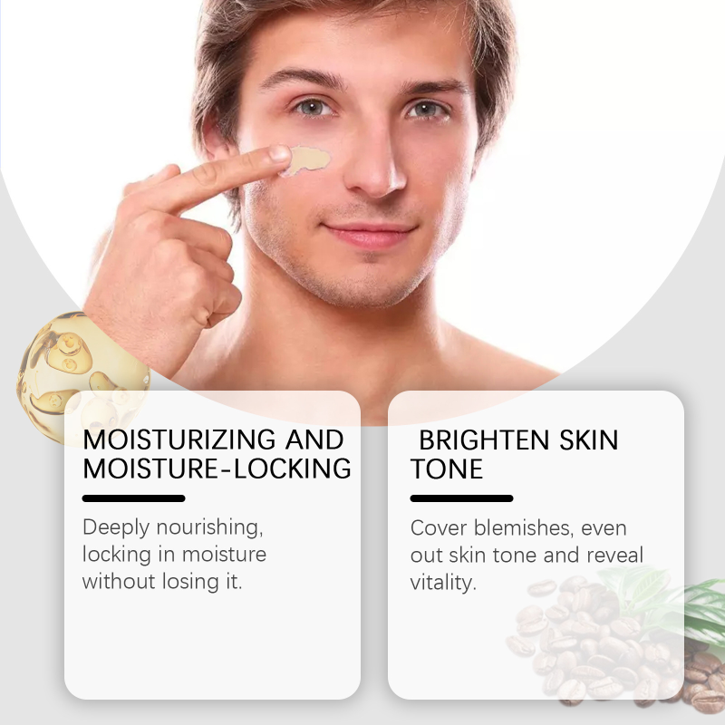 EAST MOON Men's No Makeup Cream Water-like Translucent Glossy Moisturizing Concealer Lazy Hydrating Nail Paint