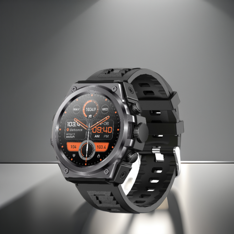 Y10 Smart Watch for Outdoor IP68 Waterproof Bluetooth Five-Button Long Standby Real Blood Oxygen Monitoring iOS Android Rubber