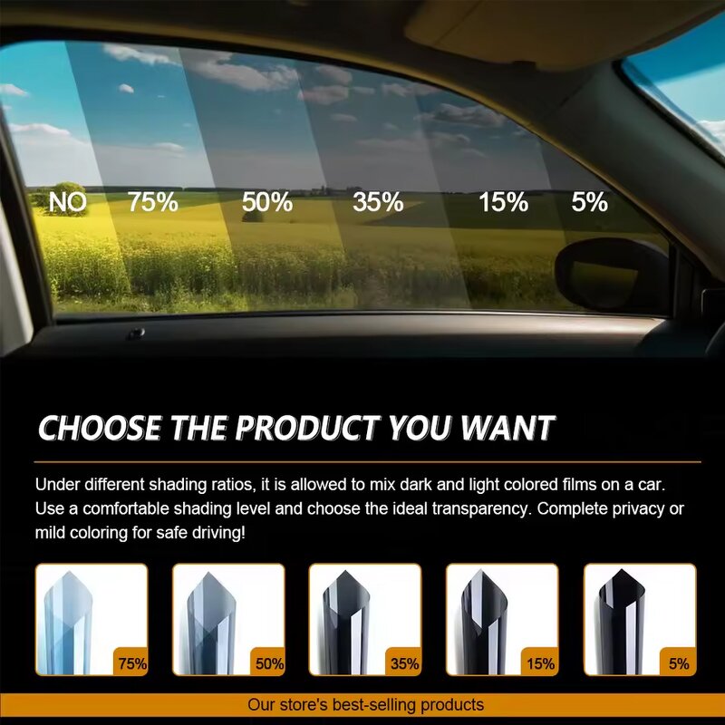 Nano Ceramic Window Film Manufacturer - OEM Custom 90%IRR PET Solar