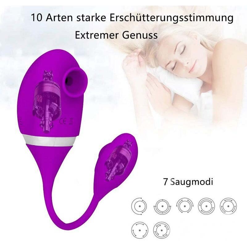 Love Egg Vibrator Manufacturer - Jumping Sucking 2 in 1