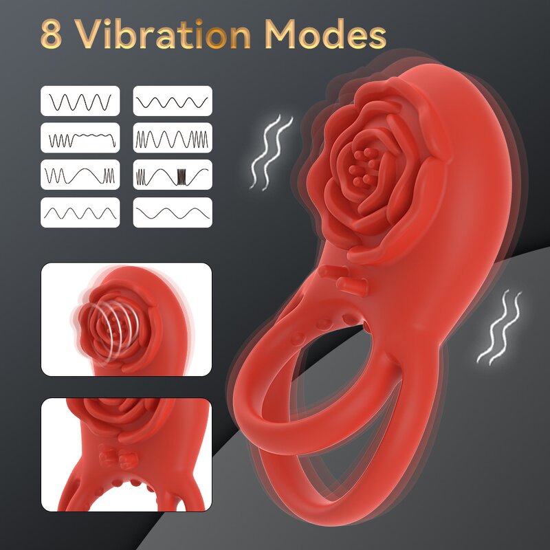 Cock Ring Manufacturer - Rose Vibrator Remote Control OEM