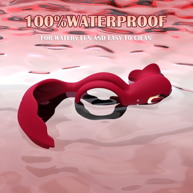 Tongue Vibrator Manufacturer - Rose Locking Rings 10 Frequency