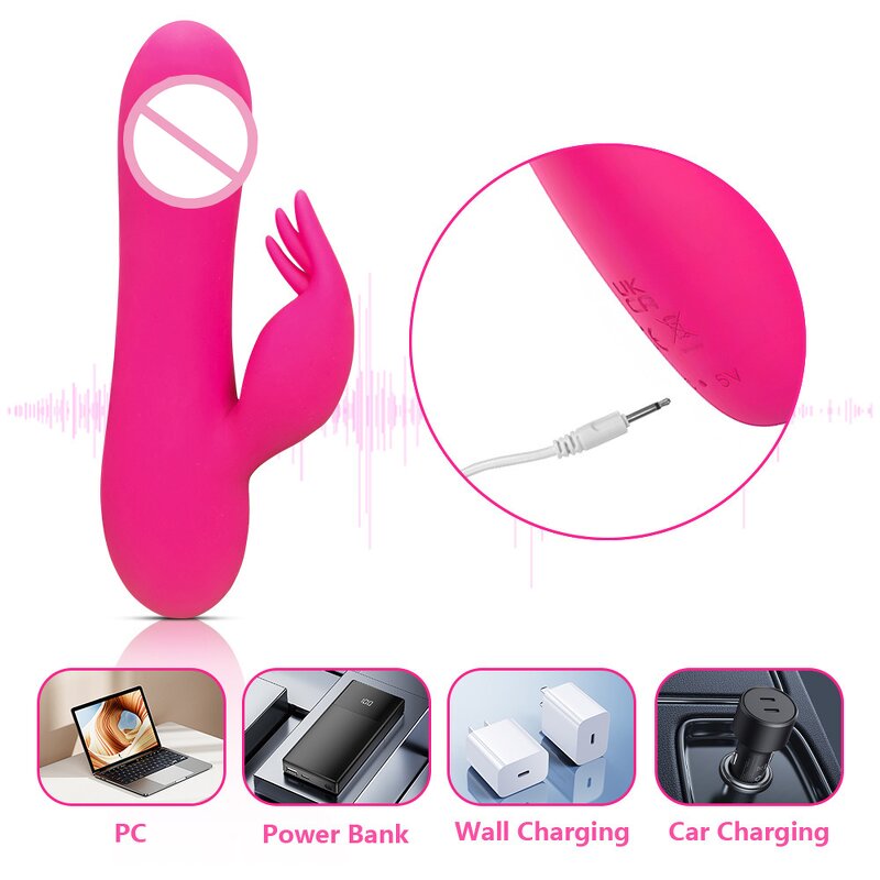 Rabbit Vibrator Manufacturer - Dual Vibrating Waterproof Custom