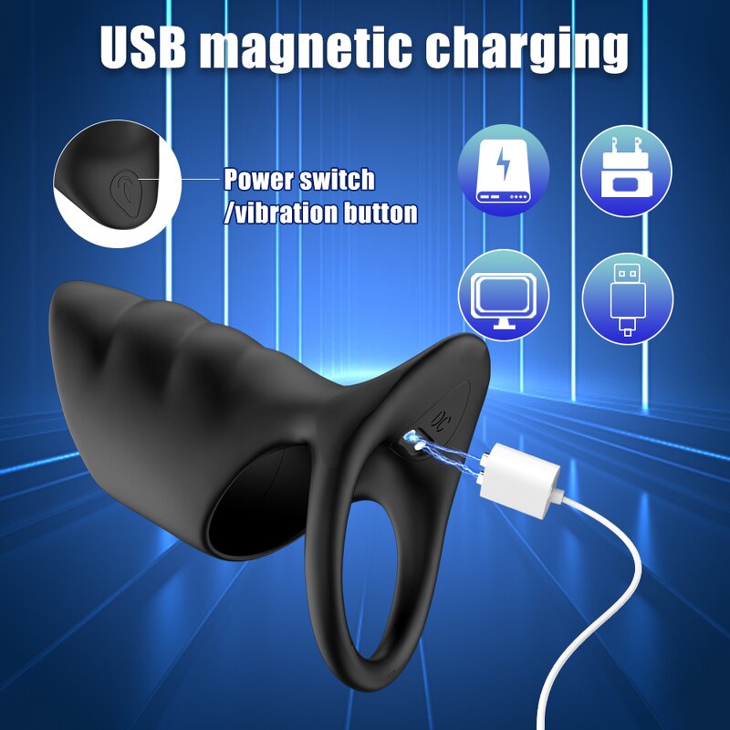 Vibrating Penis Ring Manufacturer - 10 Frequency Delay OEM