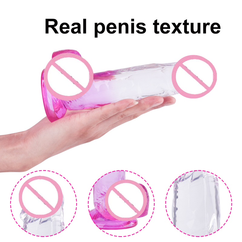 Crystal Dildo Manufacturer - Different Size Realistic OEM