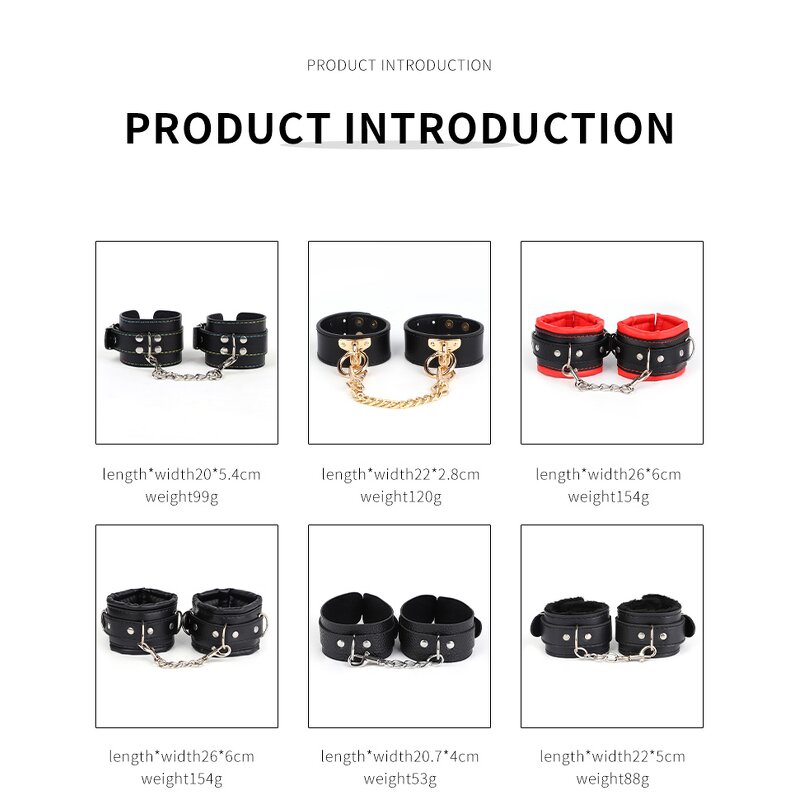 Handcuffs Manufacturer - Leather Suction Cup Wristbands