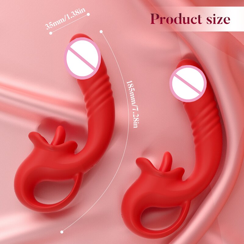 Mini Vibrator Eggs Factory - Double-Headed Telescopic Tongue