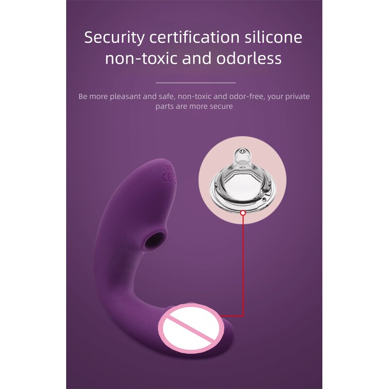 Wearable Vibrator Manufacturer - 10 Frequency Sucking Massager