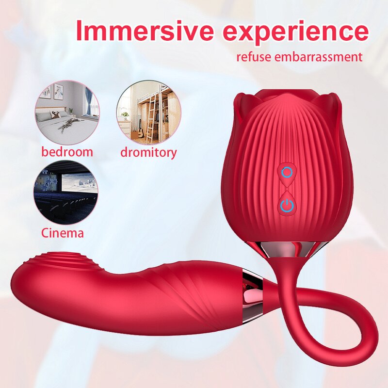 Rose Sucking Vibrator Factory - 2-in-1 G-Spot Stimulator