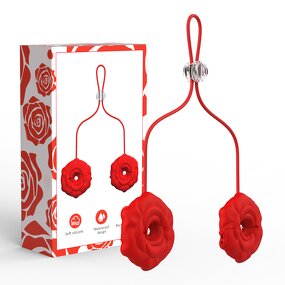 Nipple Clamps Factory - Rose APP Control Silicone