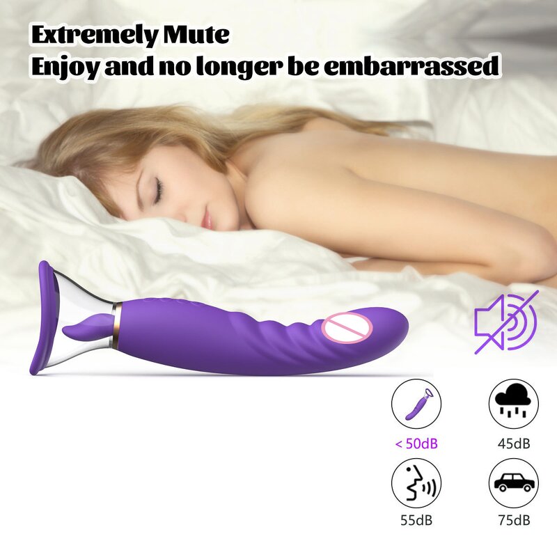 Breast Suction Vibrator Factory - Tongue Licking USB Power