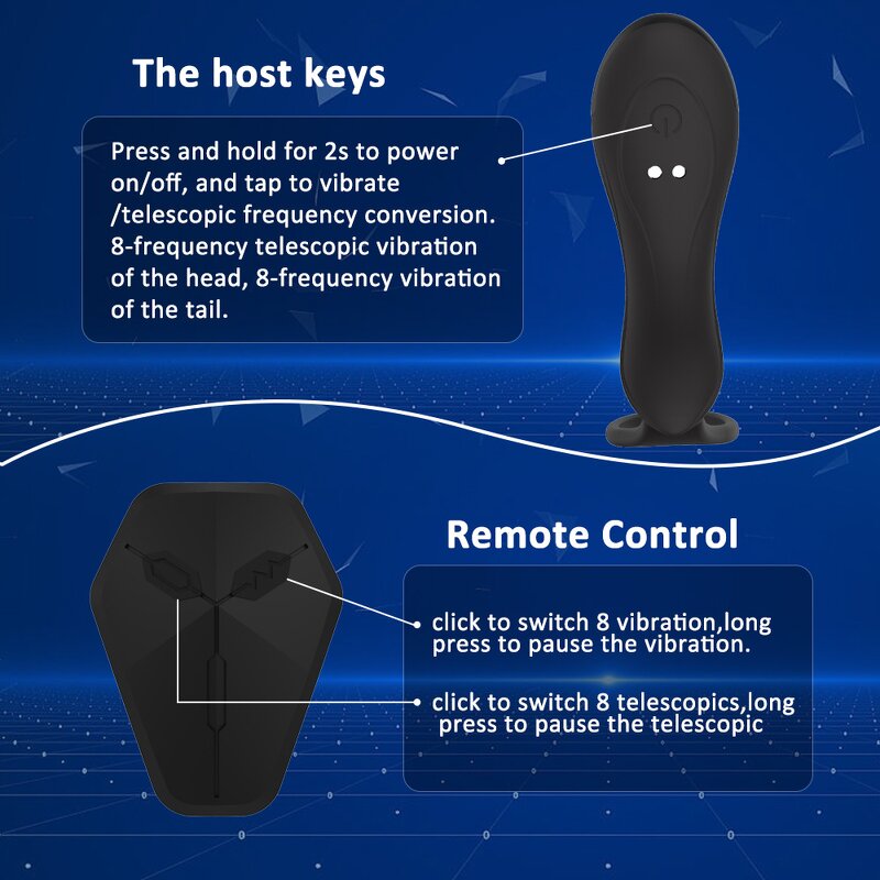 Prostate Massager Factory - Remote Control Vibrating Dildo