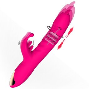 Thrusting Vibrator Factory - 3 in 1 G-Spot Clit Stimulator